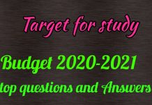 Budget 2020-2021 ke top quiz and answer Budget 2020-2021 ke top quiz and answer
