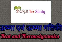 Heat and Thermodynamicsऊष्मा एवं ऊष्मा गतिकी Important topic 2021-22 Heat and Thermodynamics ऊष्मा एवं ऊष्मा गतिकी