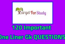 120 IMPORTANT ONE LINER GK QUESTIONS for mppsc,ssc, and other competitive exam 120 IMPORTANT ONE LINER GK QUESTIONS